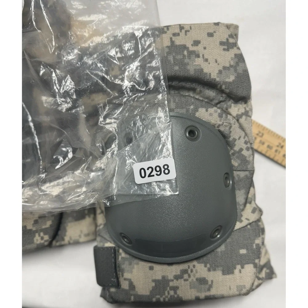 USGI BIJONS KNEE PADS Medium SET‎ MILITARY ARMY ACU UNIVERSAL CAMO